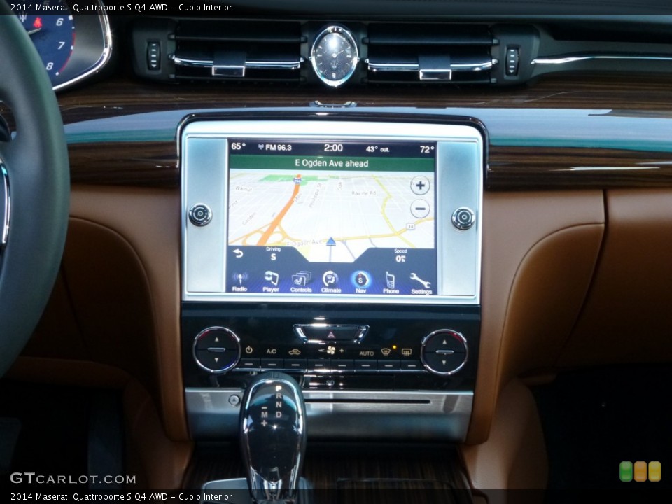 Cuoio Interior Controls for the 2014 Maserati Quattroporte S Q4 AWD #87272418