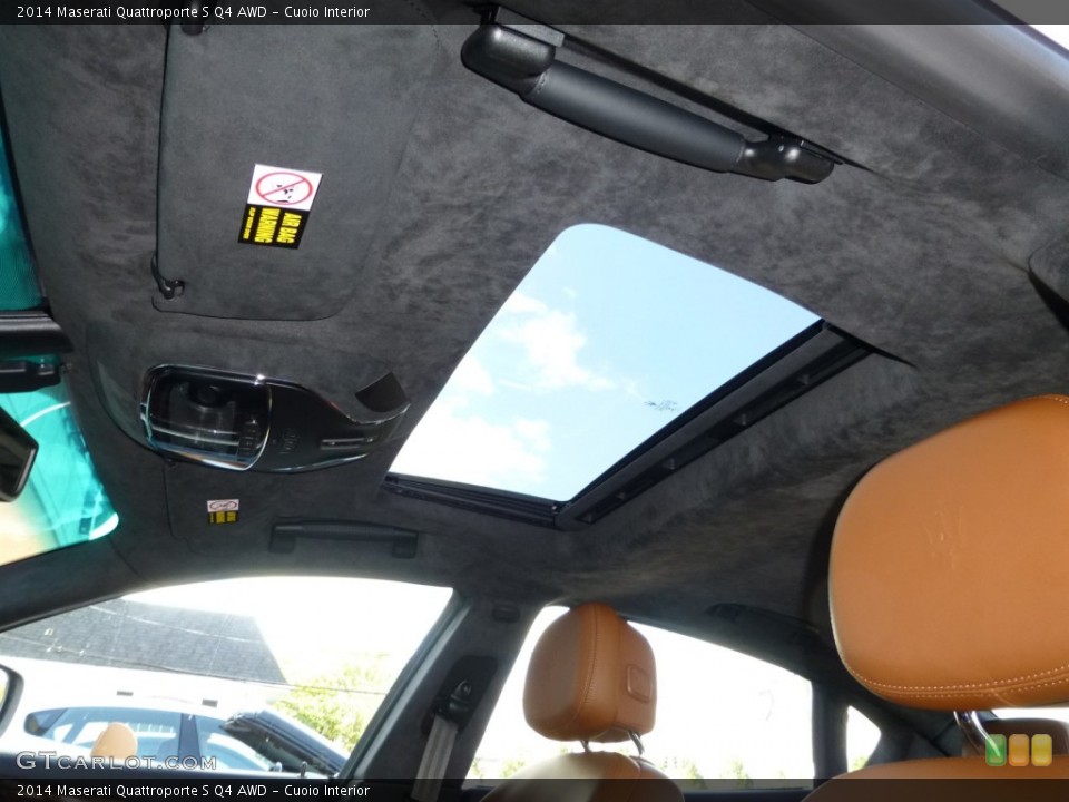 Cuoio Interior Sunroof for the 2014 Maserati Quattroporte S Q4 AWD #87272529