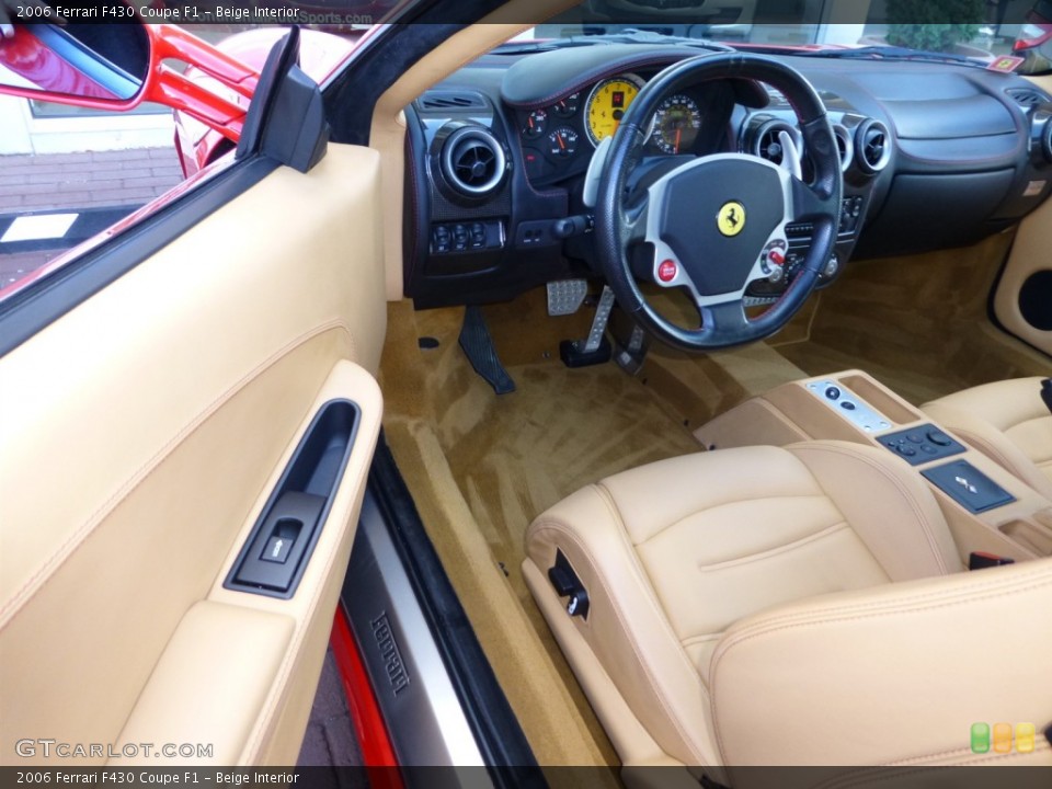 Beige Interior Prime Interior for the 2006 Ferrari F430 Coupe F1 #87272778