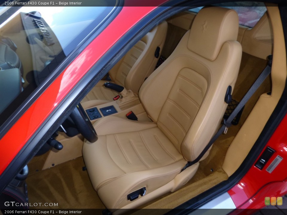 Beige Interior Front Seat for the 2006 Ferrari F430 Coupe F1 #87272808