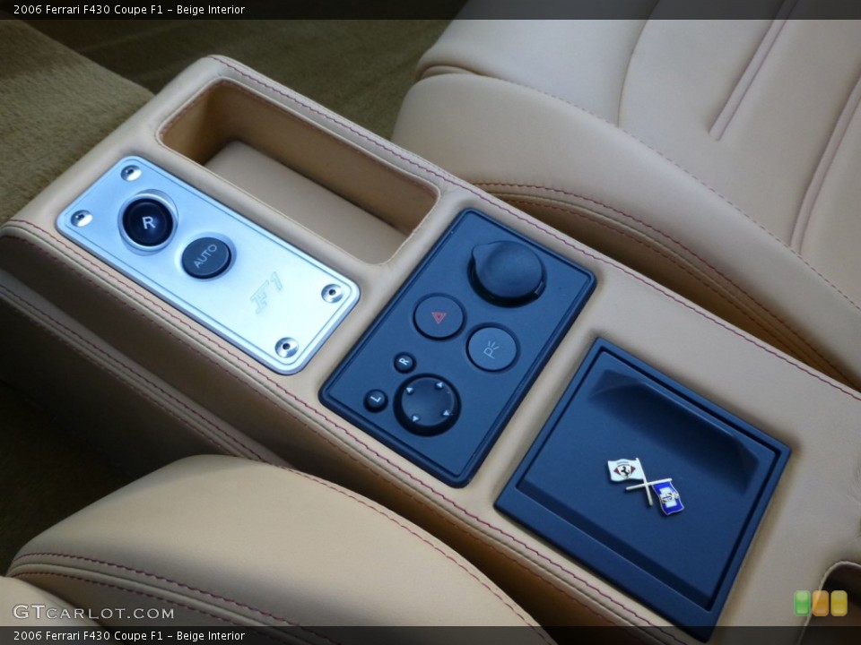 Beige Interior Controls for the 2006 Ferrari F430 Coupe F1 #87272865
