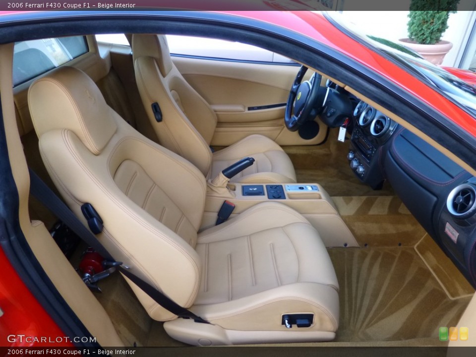 Beige Interior Front Seat for the 2006 Ferrari F430 Coupe F1 #87272925