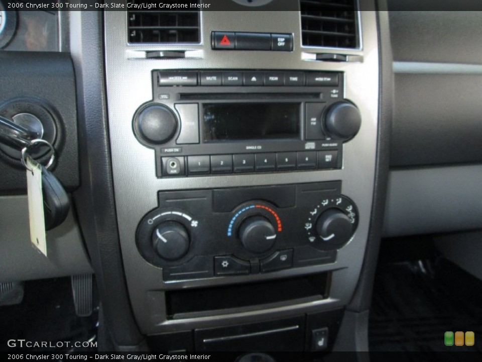 Dark Slate Gray/Light Graystone Interior Controls for the 2006 Chrysler 300 Touring #87278982