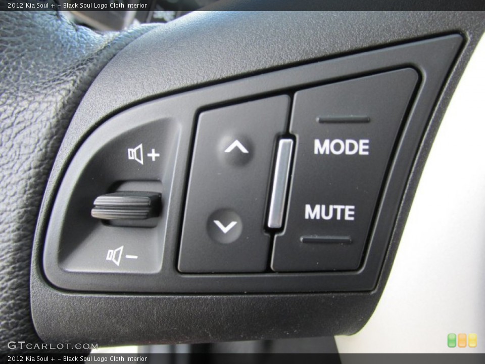 Black Soul Logo Cloth Interior Controls for the 2012 Kia Soul + #87280143