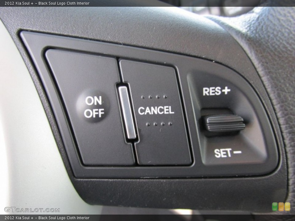 Black Soul Logo Cloth Interior Controls for the 2012 Kia Soul + #87280164