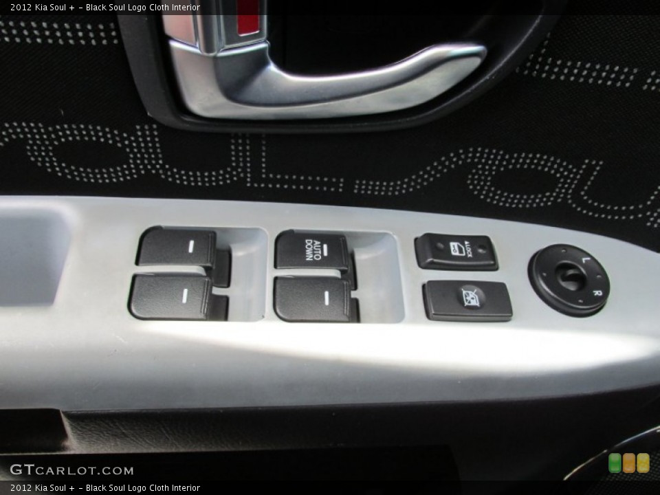 Black Soul Logo Cloth Interior Controls for the 2012 Kia Soul + #87280215