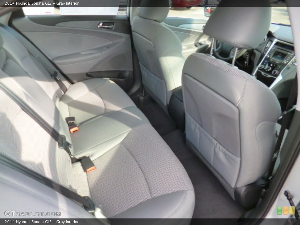 Gray Interior Rear Seat for the 2014 Hyundai Sonata GLS #87282330