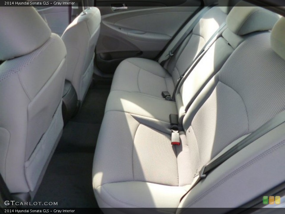 Gray Interior Rear Seat for the 2014 Hyundai Sonata GLS #87282348