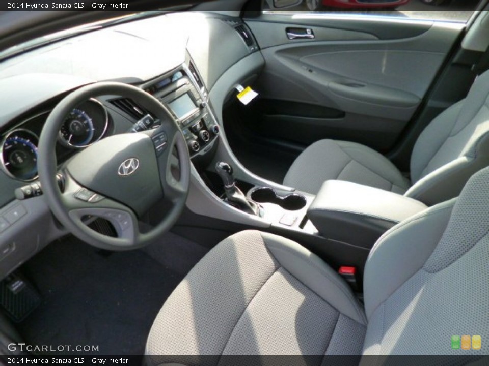 Gray Interior Prime Interior for the 2014 Hyundai Sonata GLS #87282414