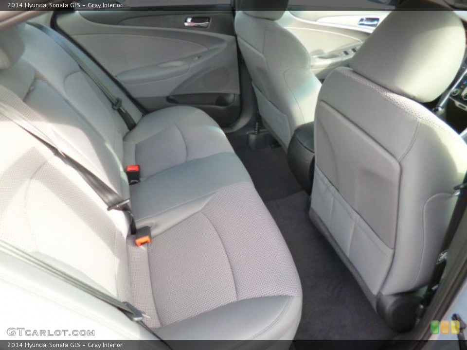 Gray Interior Rear Seat for the 2014 Hyundai Sonata GLS #87282762
