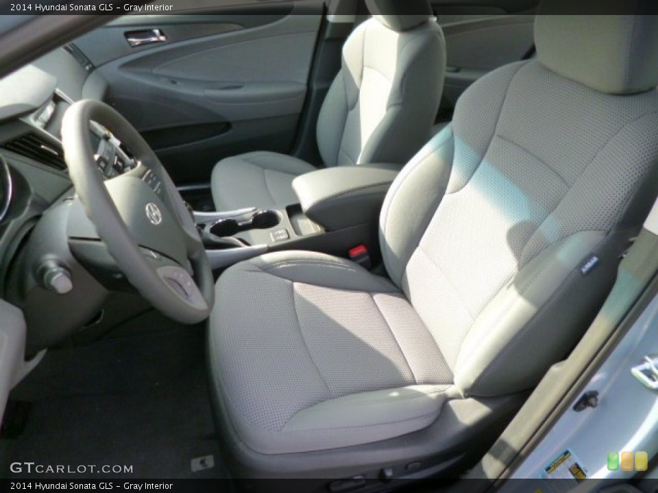 Gray Interior Front Seat for the 2014 Hyundai Sonata GLS #87282822