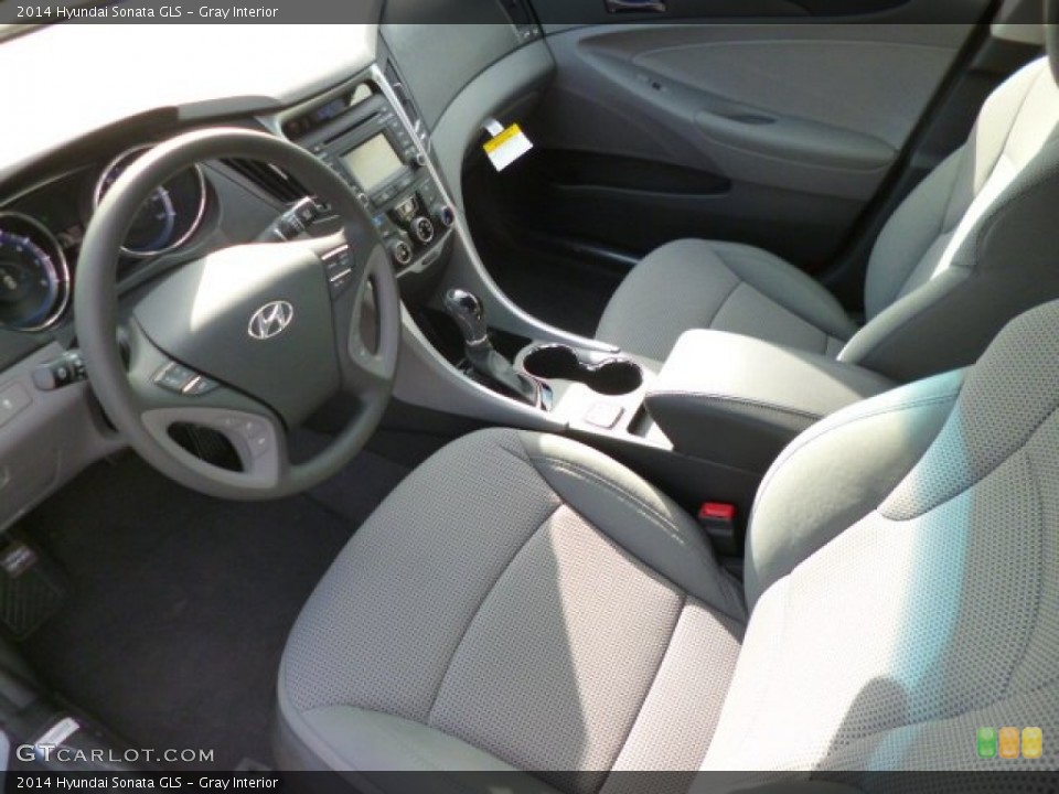 Gray Interior Prime Interior for the 2014 Hyundai Sonata GLS #87282843