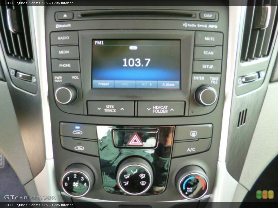 Gray Interior Controls for the 2014 Hyundai Sonata GLS #87282921