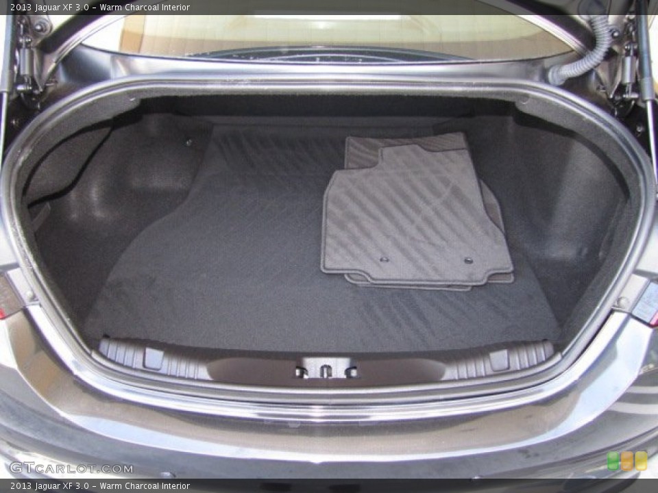Warm Charcoal Interior Trunk for the 2013 Jaguar XF 3.0 #87290166