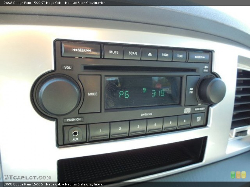 Medium Slate Gray Interior Audio System for the 2008 Dodge Ram 1500 ST Mega Cab #87294195