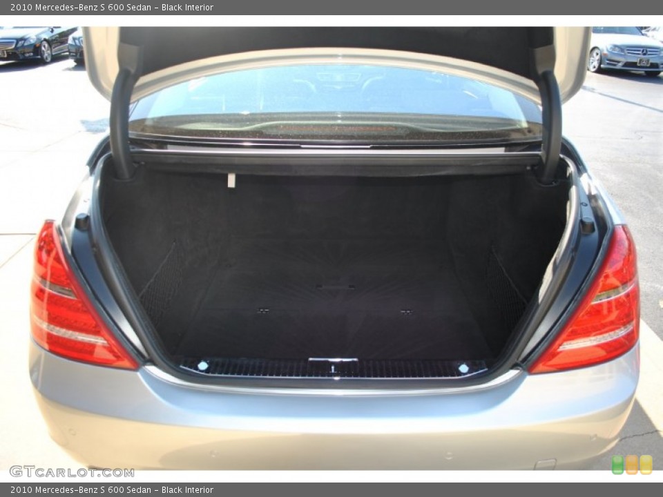 Black Interior Trunk for the 2010 Mercedes-Benz S 600 Sedan #87299031