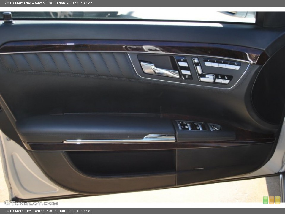 Black Interior Door Panel for the 2010 Mercedes-Benz S 600 Sedan #87299073