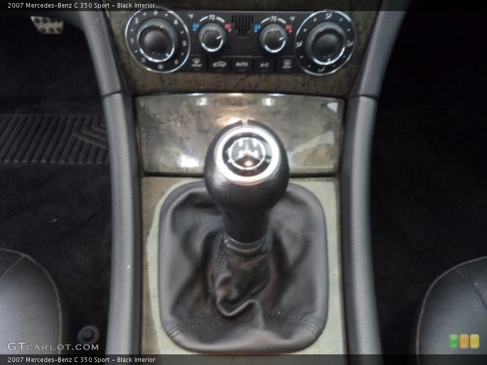Black Interior Transmission for the 2007 Mercedes-Benz C 350 Sport #87302480
