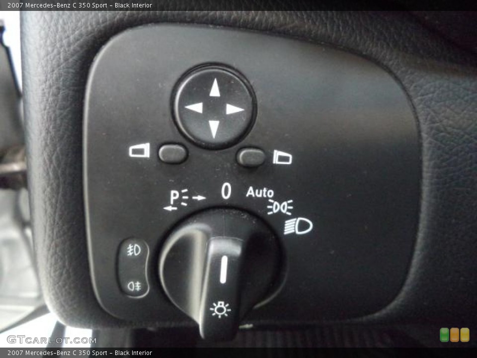 Black Interior Controls for the 2007 Mercedes-Benz C 350 Sport #87302645