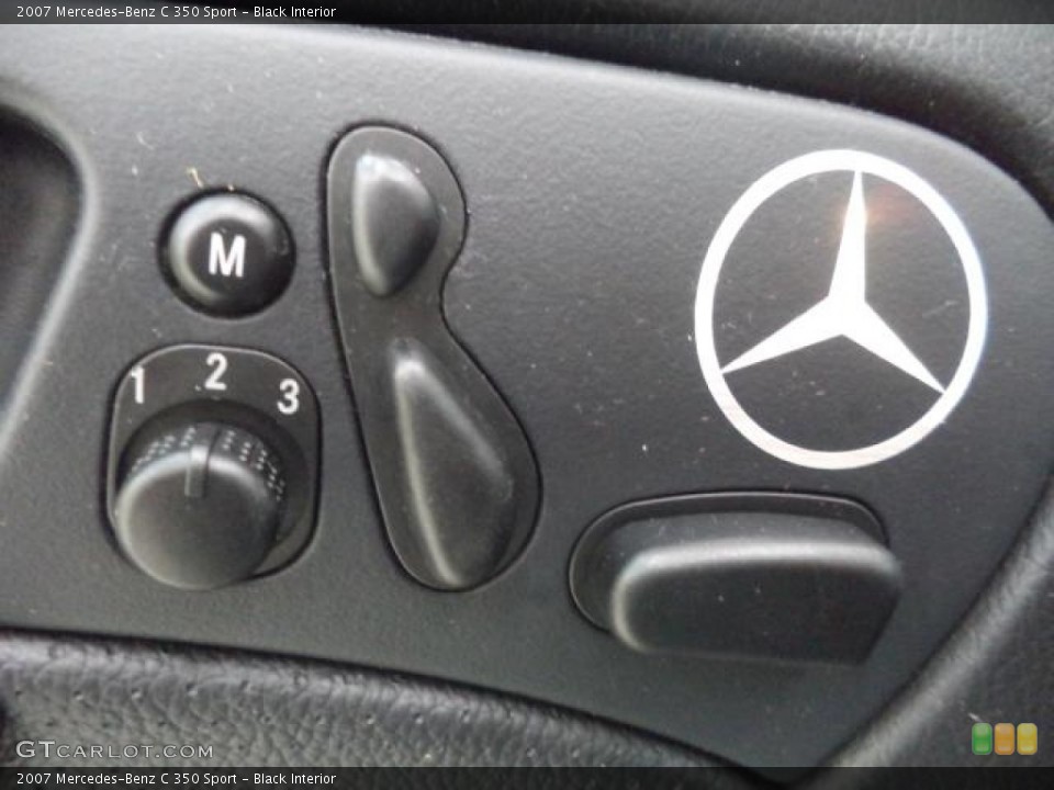 Black Interior Controls for the 2007 Mercedes-Benz C 350 Sport #87302666