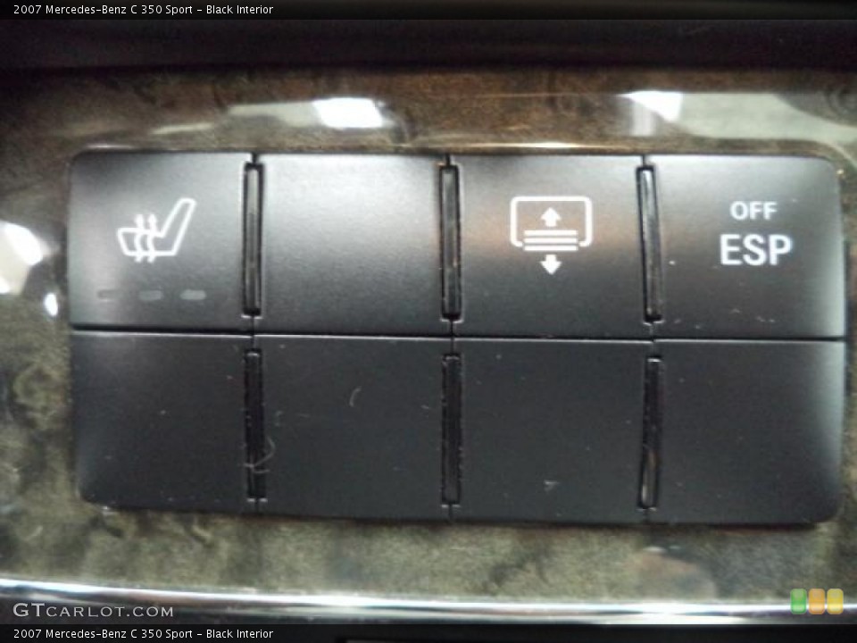 Black Interior Controls for the 2007 Mercedes-Benz C 350 Sport #87302738