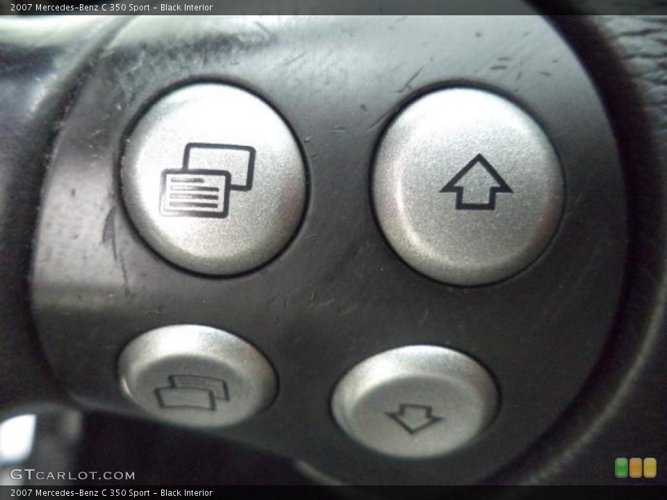 Black Interior Controls for the 2007 Mercedes-Benz C 350 Sport #87302789