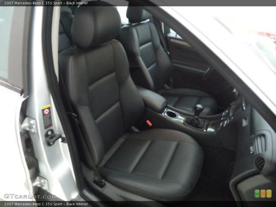 Black 2007 Mercedes-Benz C Interiors