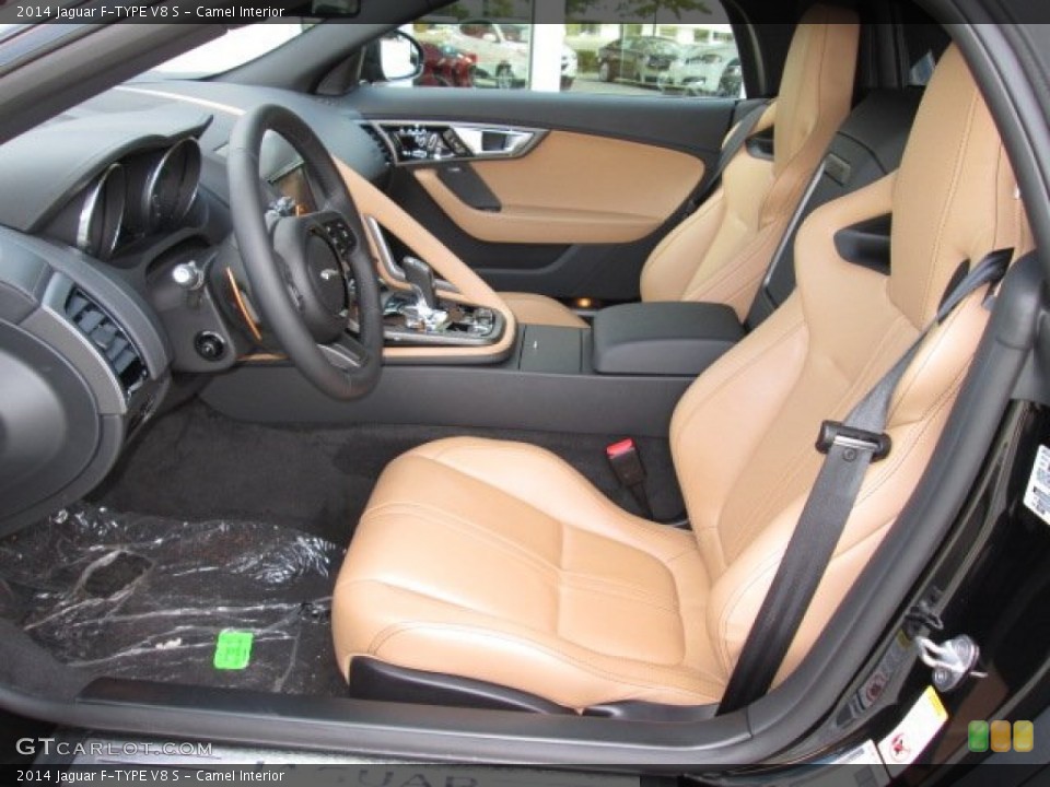 Camel Interior Front Seat for the 2014 Jaguar F-TYPE V8 S #87304676
