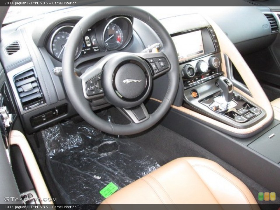 Camel Interior Prime Interior for the 2014 Jaguar F-TYPE V8 S #87304691