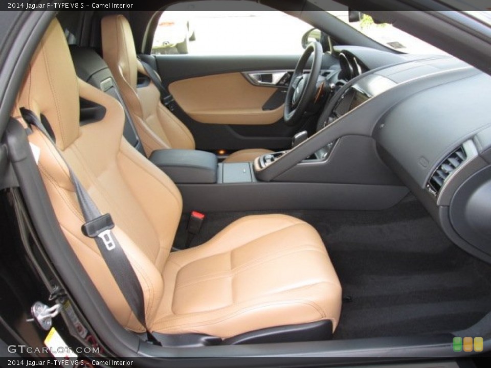 Camel Interior Front Seat for the 2014 Jaguar F-TYPE V8 S #87304739