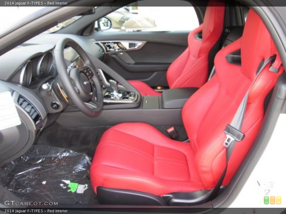 Red Interior Front Seat for the 2014 Jaguar F-TYPE S #87304831