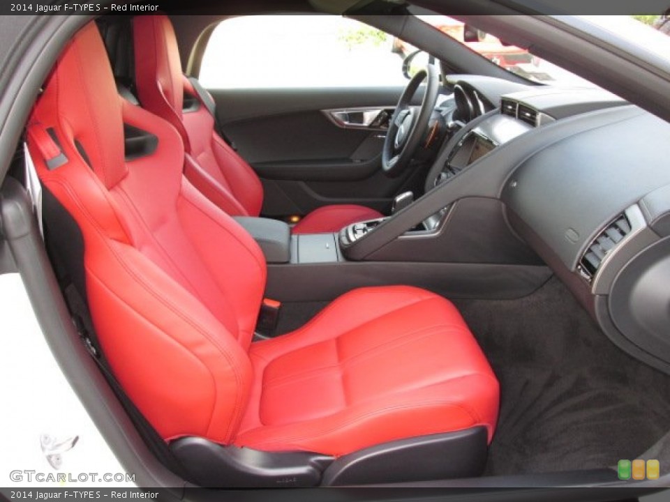 Red Interior Front Seat for the 2014 Jaguar F-TYPE S #87304850