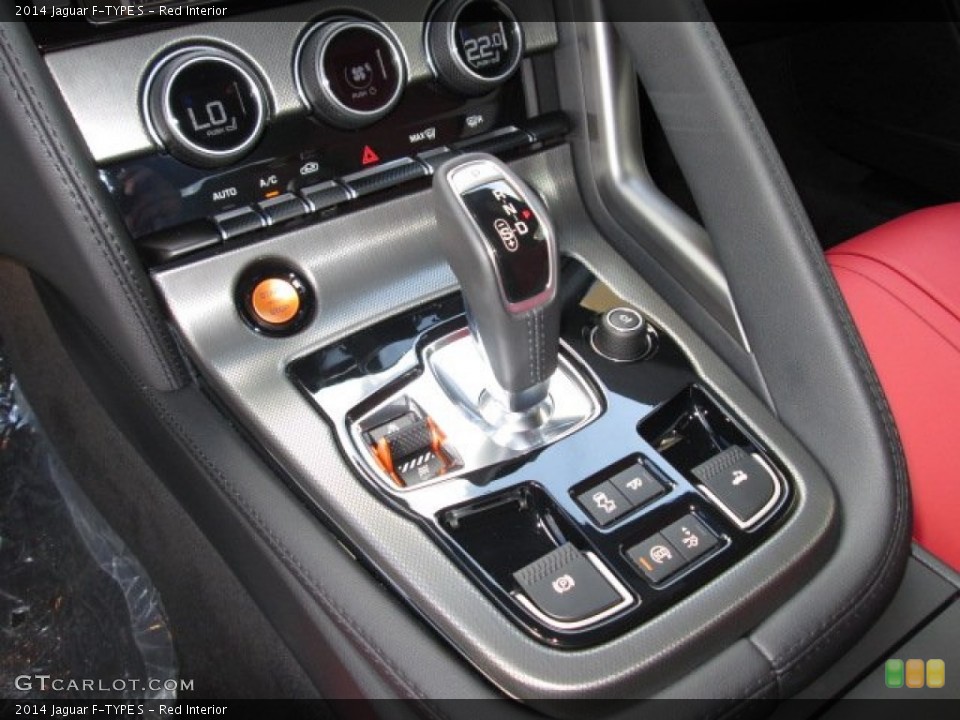 Red Interior Transmission for the 2014 Jaguar F-TYPE S #87304979