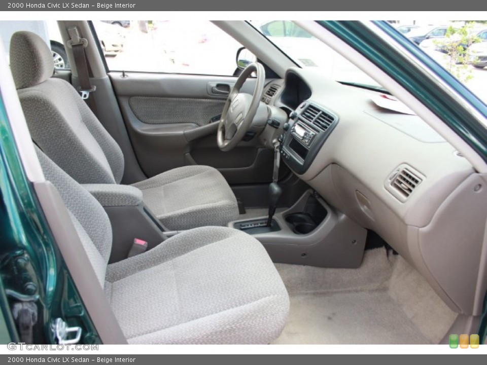 Beige Interior Photo for the 2000 Honda Civic LX Sedan #87311911