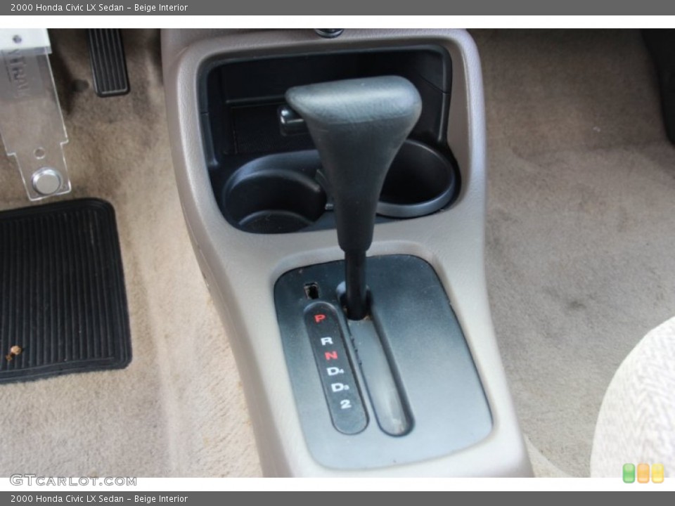 Beige Interior Transmission for the 2000 Honda Civic LX Sedan #87312087