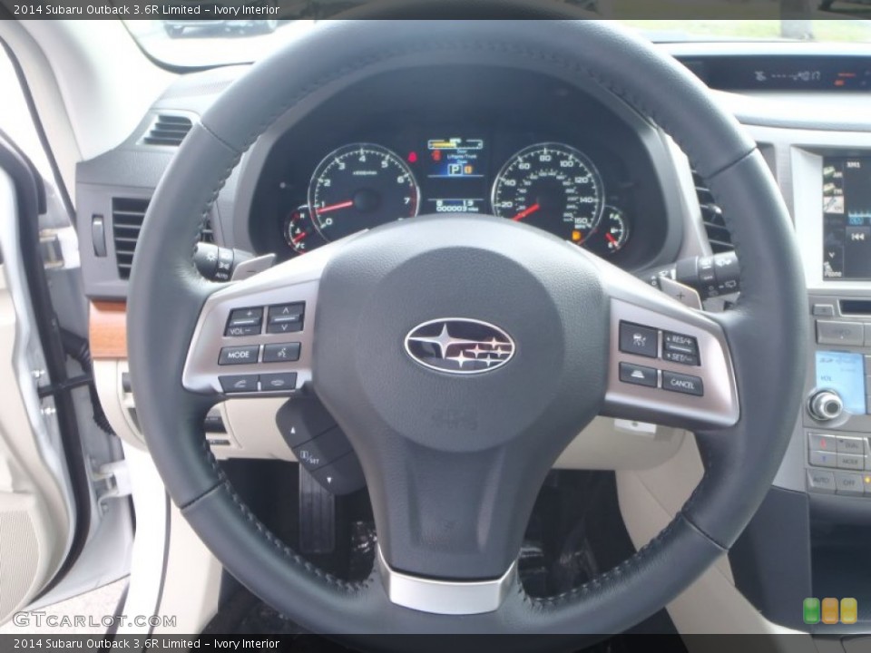 Ivory Interior Steering Wheel for the 2014 Subaru Outback 3.6R Limited #87312142