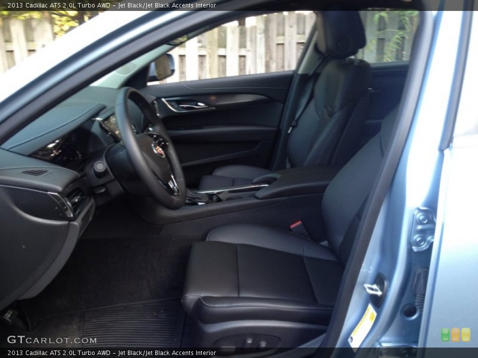 Jet Black/Jet Black Accents Interior Front Seat for the 2013 Cadillac ATS 2.0L Turbo AWD #87313162