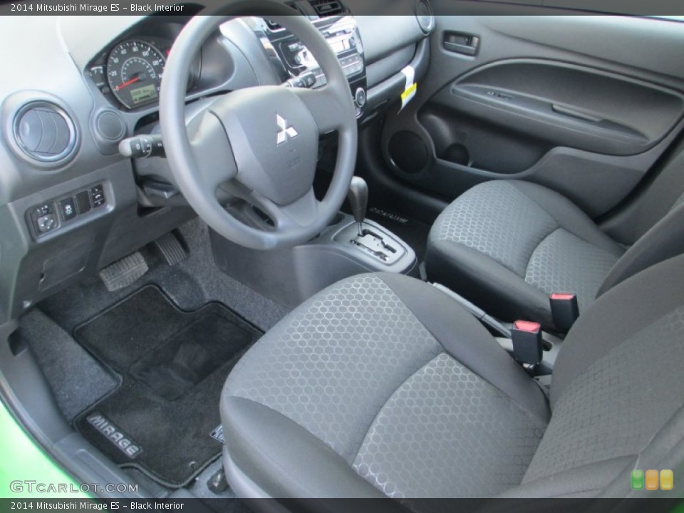 Black Interior Photo for the 2014 Mitsubishi Mirage ES #87313987