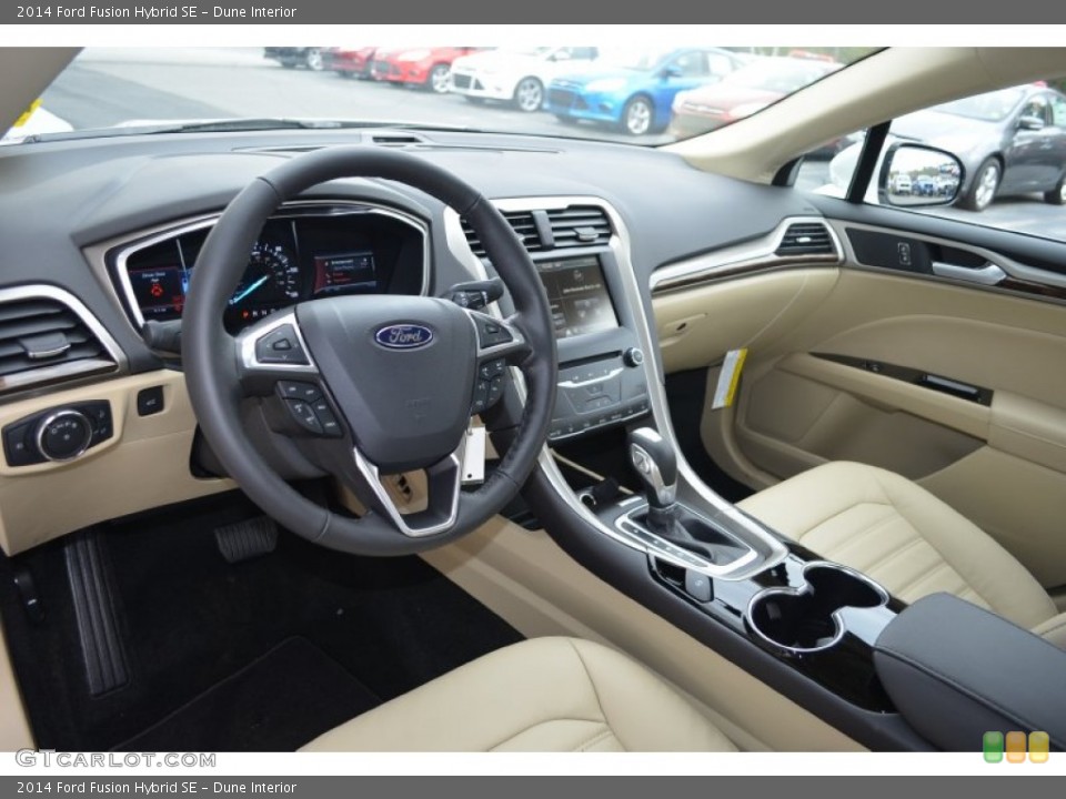 Dune Interior Prime Interior for the 2014 Ford Fusion Hybrid SE #87314158