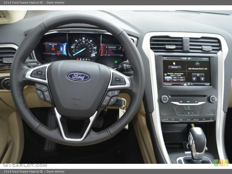 Dune Interior Steering Wheel for the 2014 Ford Fusion Hybrid SE #87314449