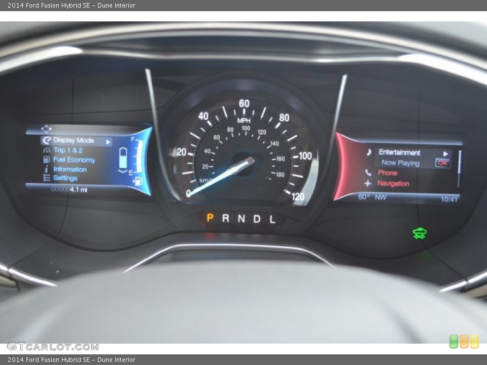 Dune Interior Gauges for the 2014 Ford Fusion Hybrid SE #87314775