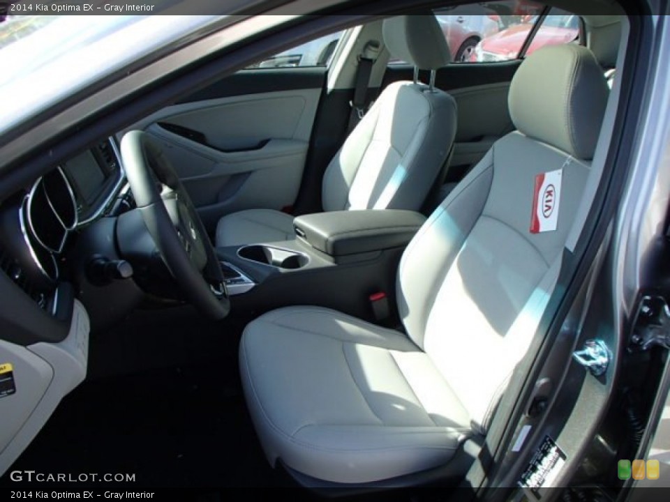 Gray Interior Front Seat for the 2014 Kia Optima EX #87317392