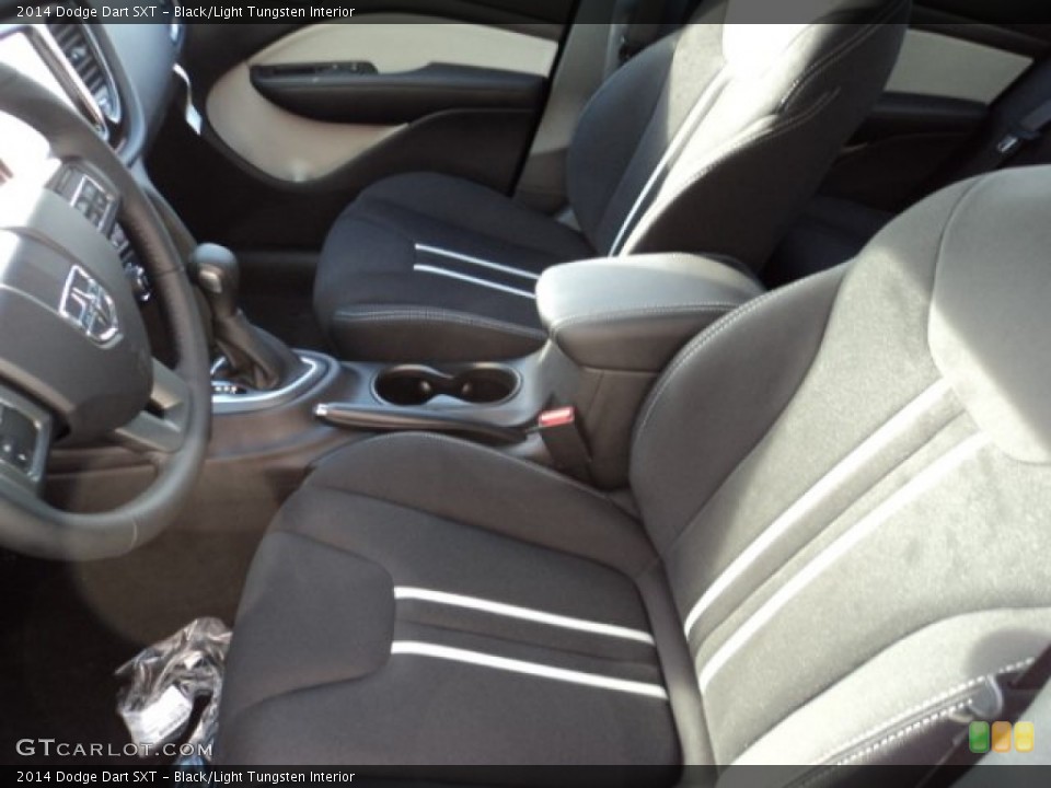 Black/Light Tungsten Interior Front Seat for the 2014 Dodge Dart SXT #87317692
