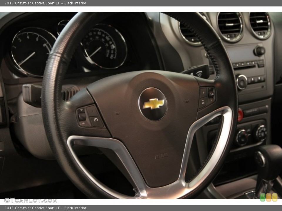 Black Interior Steering Wheel for the 2013 Chevrolet Captiva Sport LT #87318454