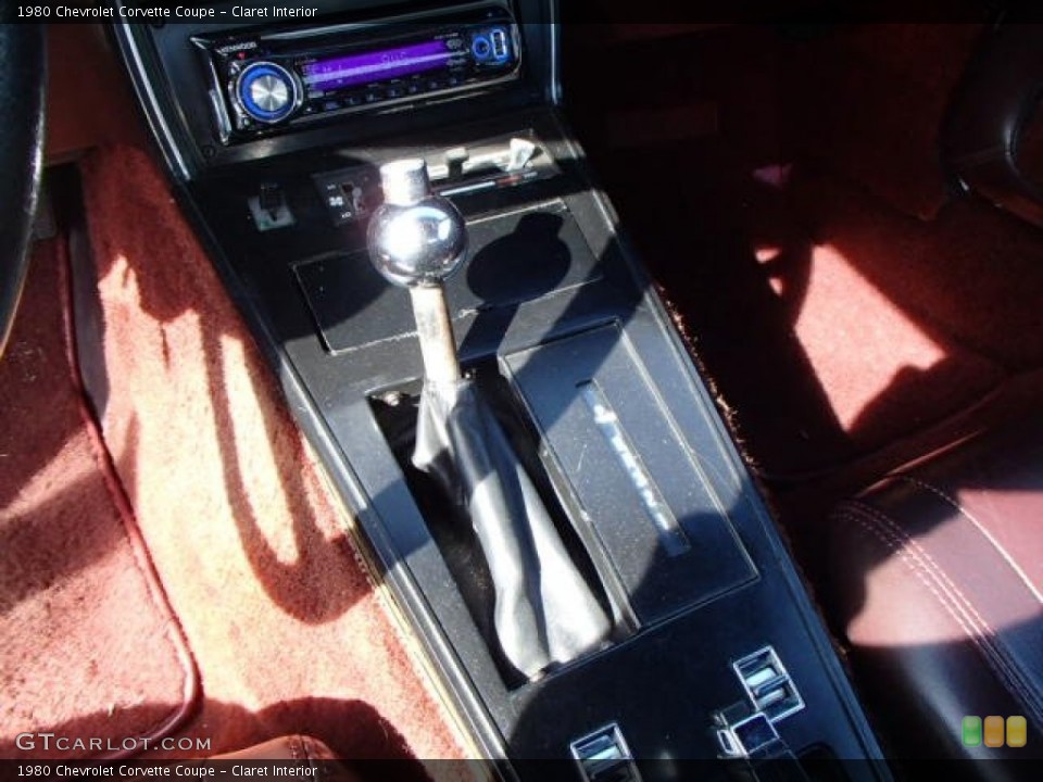 Claret Interior Transmission for the 1980 Chevrolet Corvette Coupe #87319333