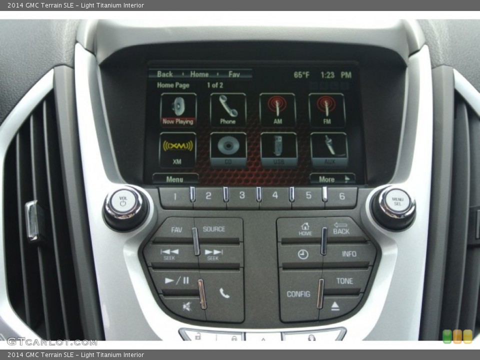 Light Titanium Interior Controls for the 2014 GMC Terrain SLE #87319975