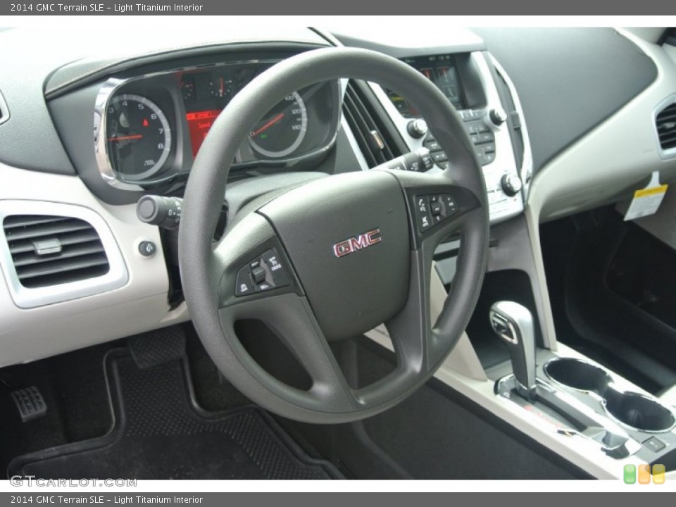 Light Titanium Interior Steering Wheel for the 2014 GMC Terrain SLE #87320221