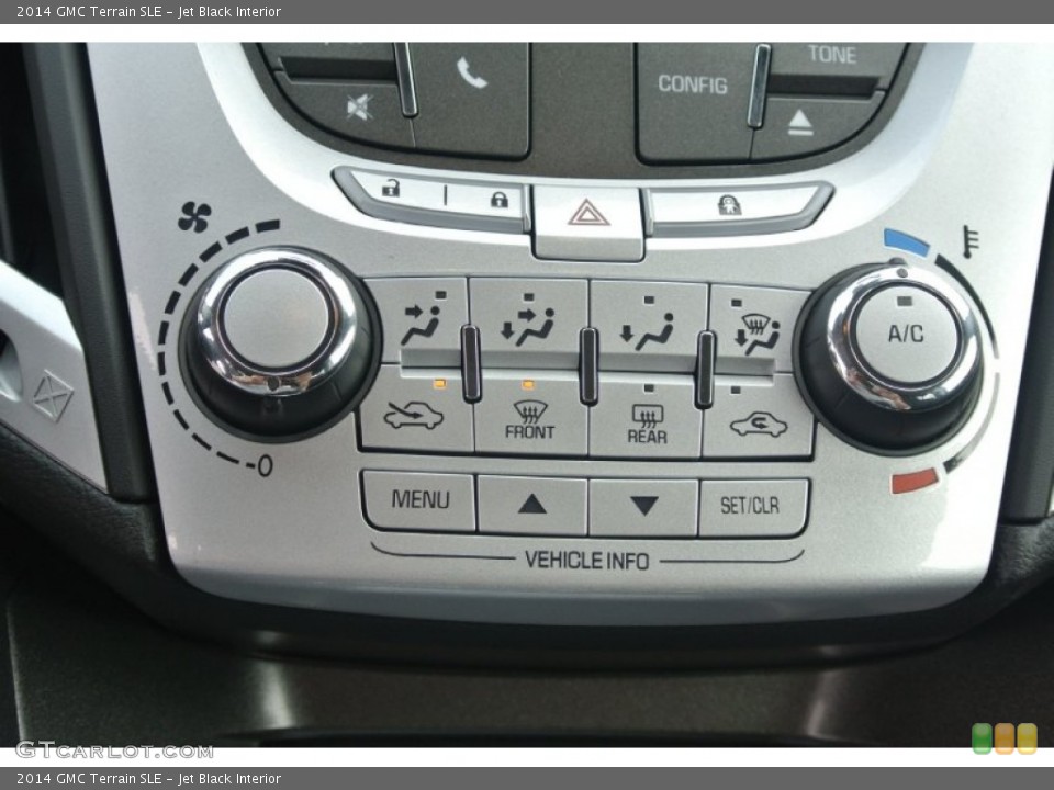 Jet Black Interior Controls for the 2014 GMC Terrain SLE #87322513