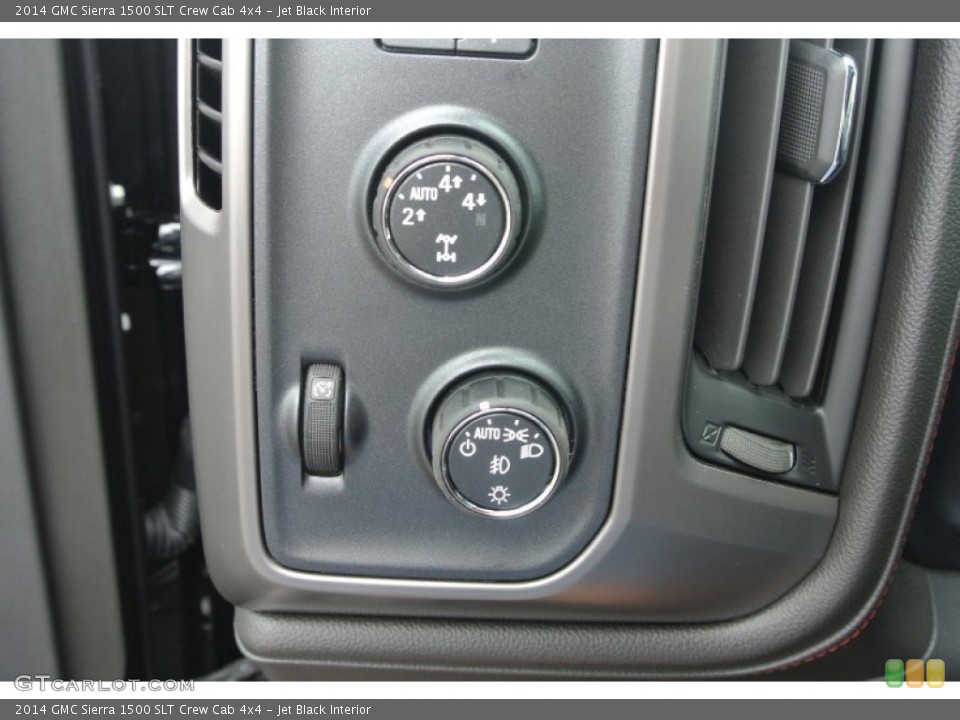 Jet Black Interior Controls for the 2014 GMC Sierra 1500 SLT Crew Cab 4x4 #87324157