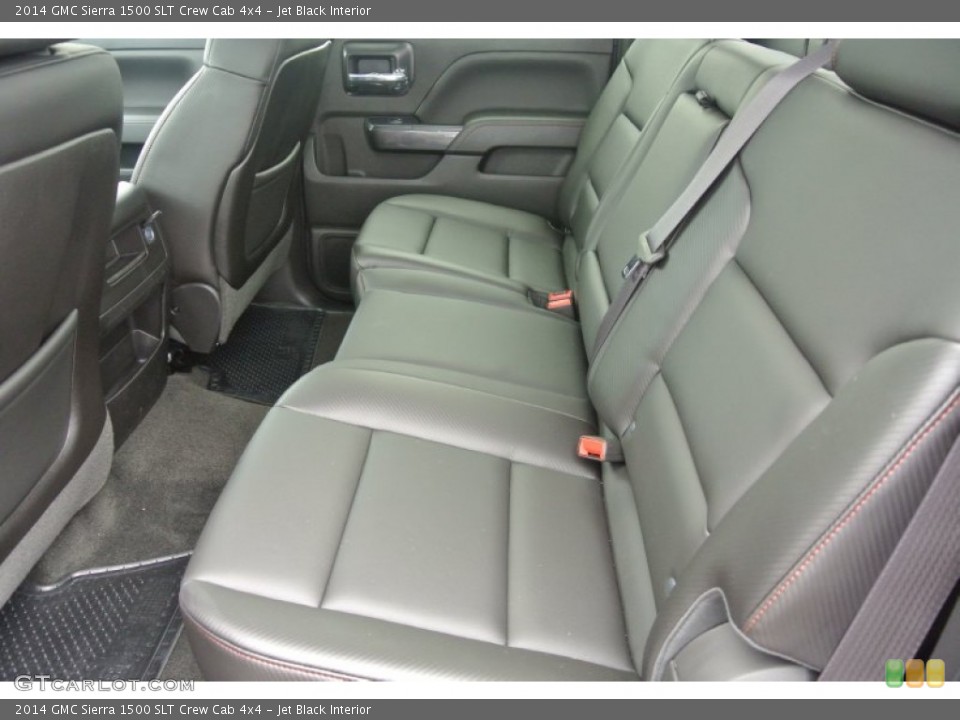 Jet Black Interior Rear Seat for the 2014 GMC Sierra 1500 SLT Crew Cab 4x4 #87324301